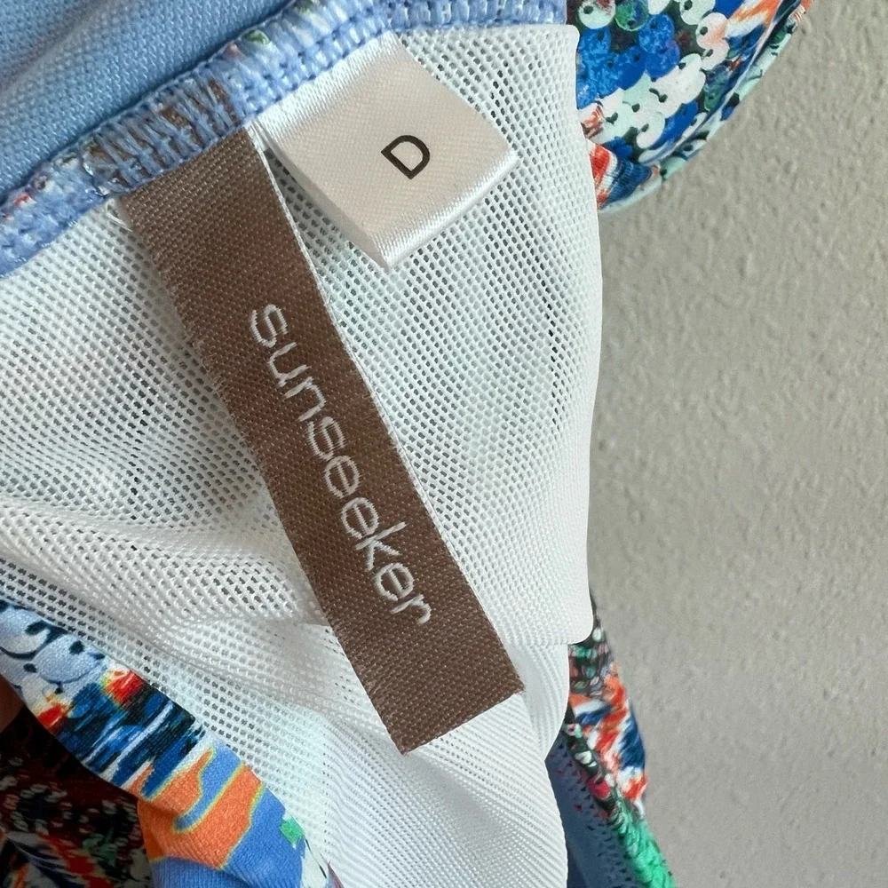Sunseeker Size‎ 4 Swimsuit Multicolor One-piece Padded Cups Geometric